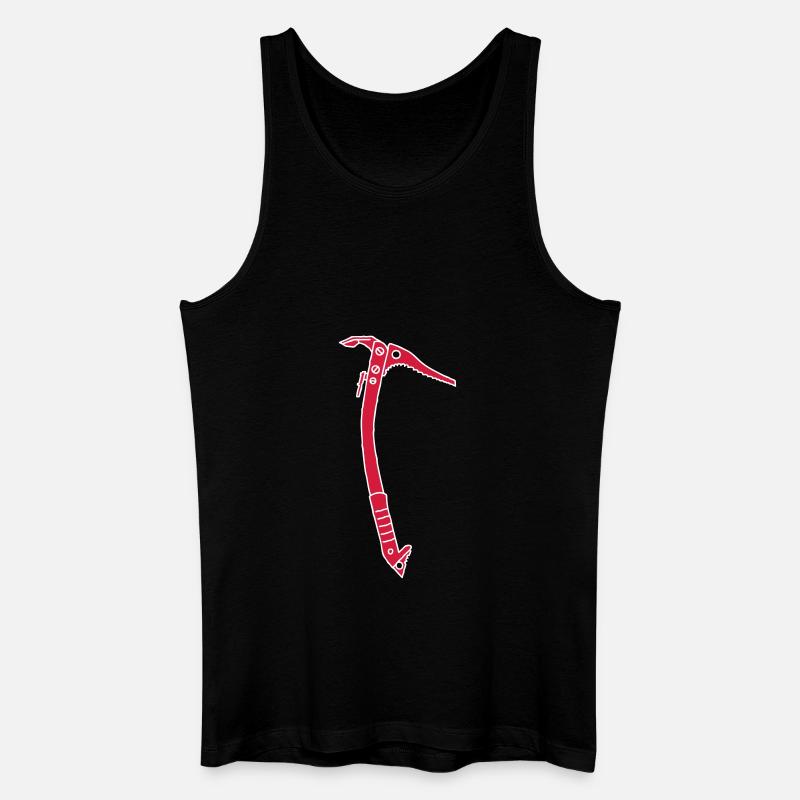 Eispickel Klettern 2 - Männer Bio Tank Top - Schwarz