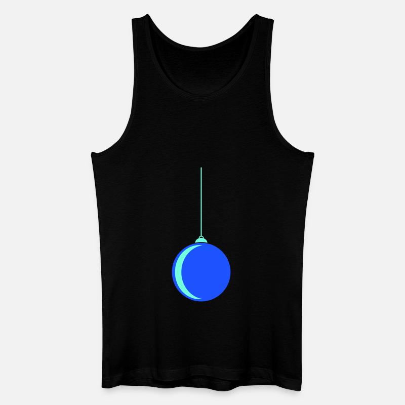 Weihnachtskugel 1 - Männer Bio Tank Top - Schwarz