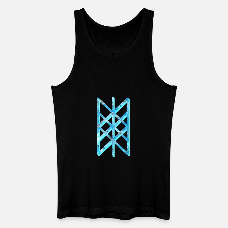 netz der wyrd e 78 - Männer Bio Tank Top - Schwarz