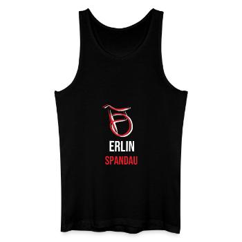 Berlin Spandau T-Shirt Geschenk Hoodie Spandau - Männer Bio Tank Top - Schwarz - Vorne