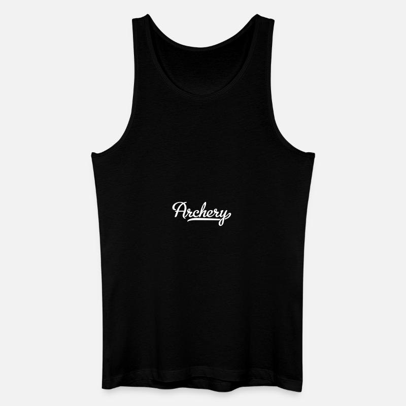 archery - Männer Bio Tank Top - Schwarz