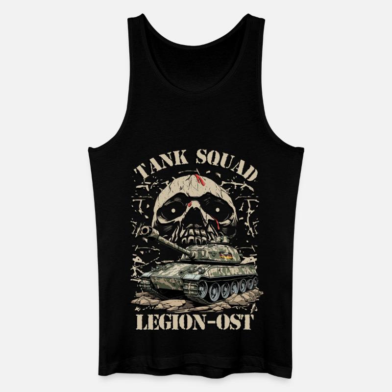 Panzer Trupp Legion-Ost - Männer Bio Tank Top - Schwarz