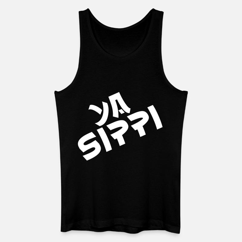 Ya Sippi - Männer Bio Tank Top - Schwarz