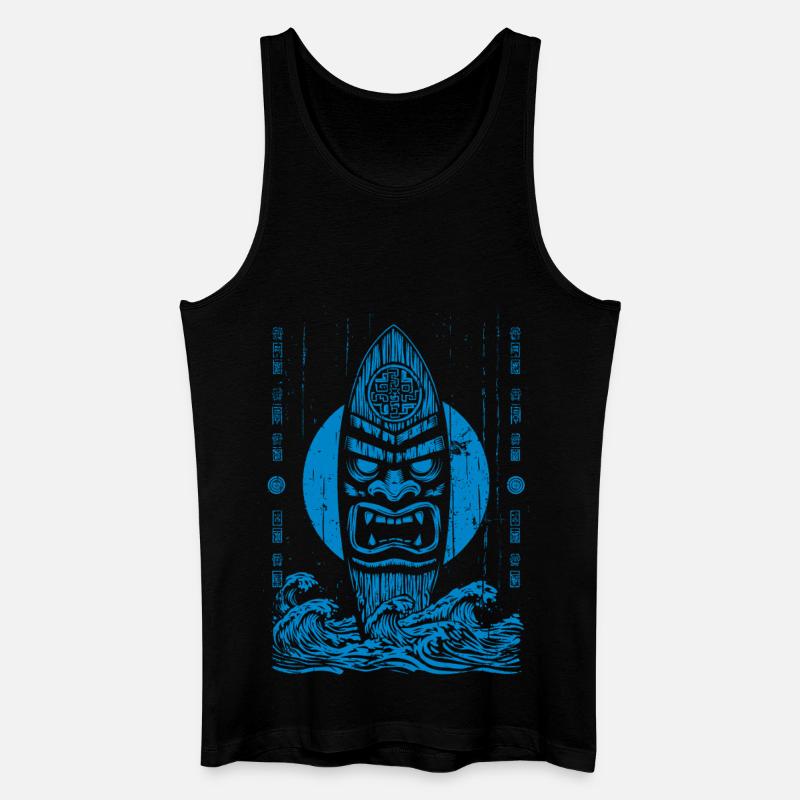 Tikki Tribe - Männer Bio Tank Top - Schwarz