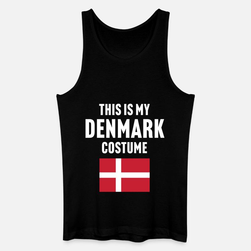C’est mon costume du Danemark - Débardeur bio Homme - noir