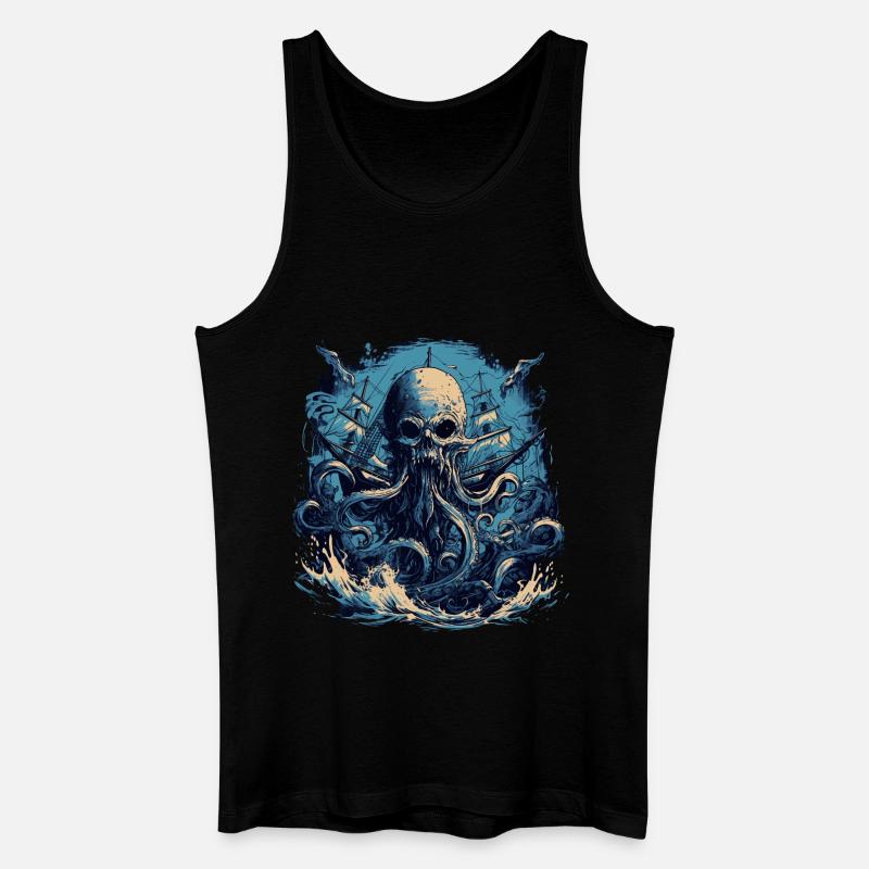 Havuhyre - Økologisk tanktop til mænd - sort