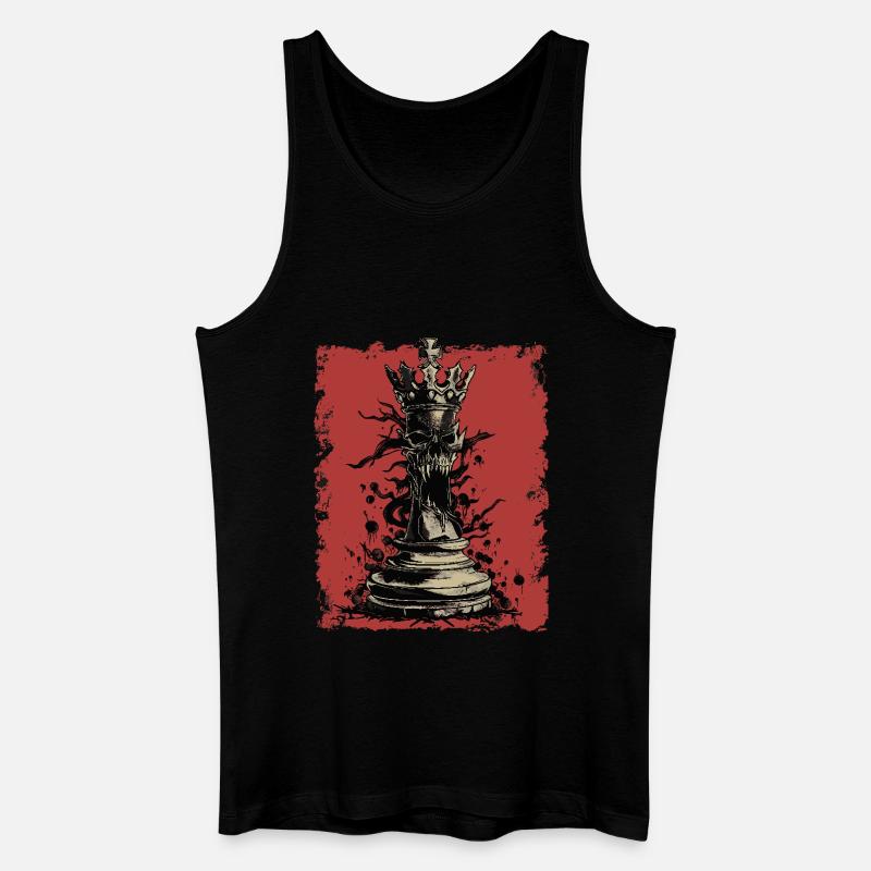 King Chess - Men’s Organic Tank Top - black