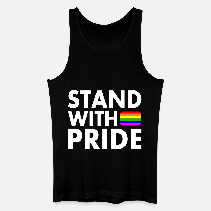 Stand with pride - Men’s Organic Tank Top - black