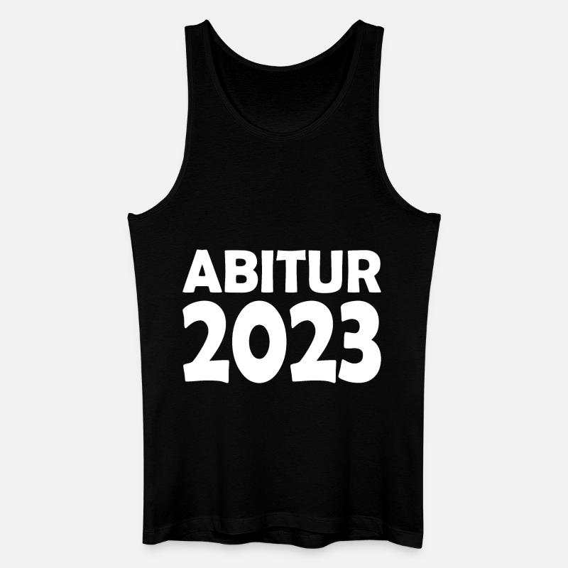 Abitur 2023 - Männer Bio Tank Top - Schwarz