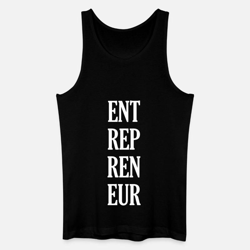 Entrepreneur - Männer Bio Tank Top - Schwarz