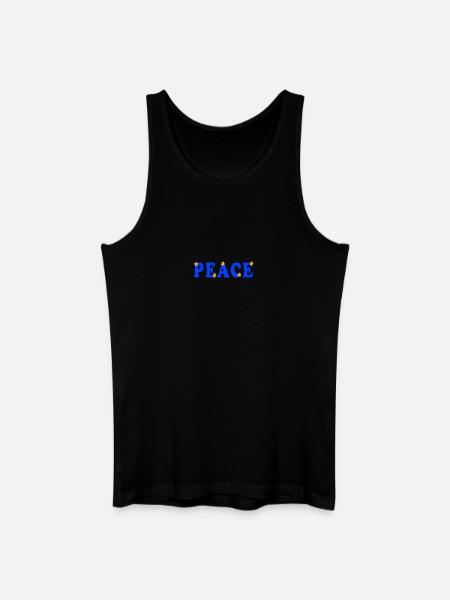 Peace Ukraine, Frieden - Men’s Organic Tank Top - black