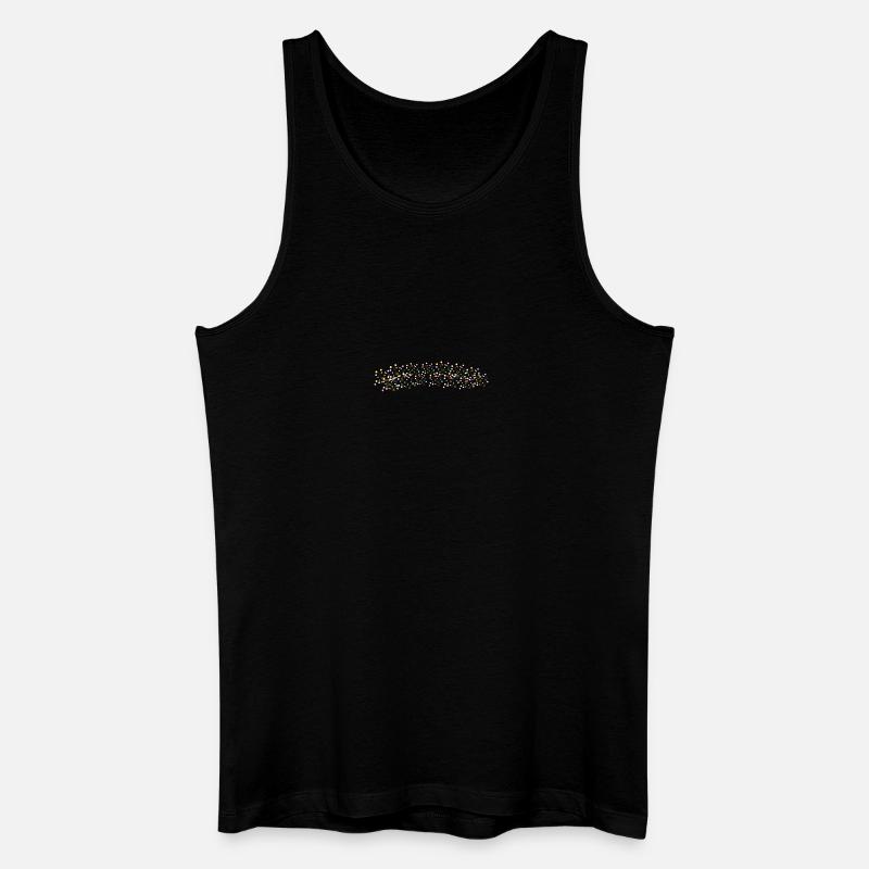 Bubbles | SPRUDEL - Männer Bio Tank Top - Schwarz