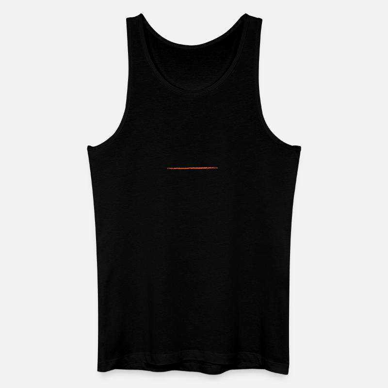 scribbled line | scribbled line - Men’s Organic Tank Top - black