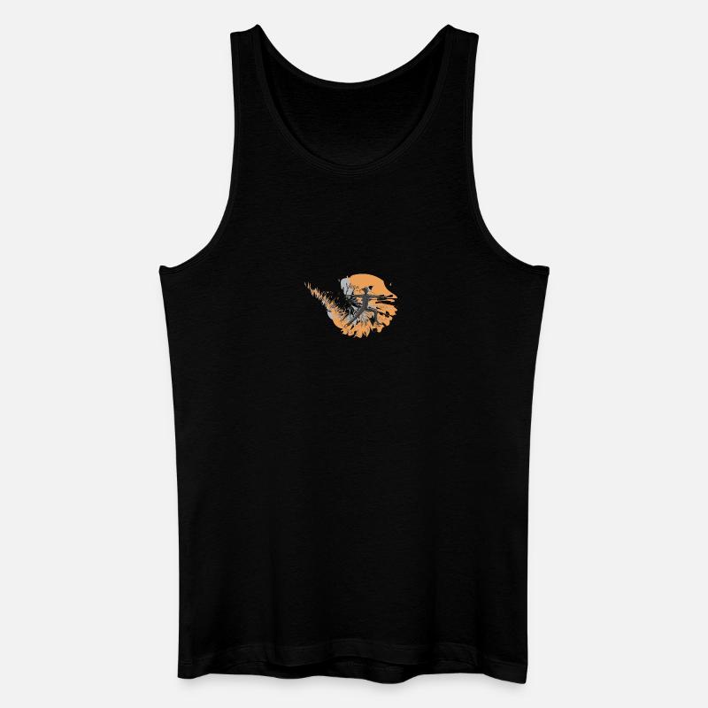 Yoga Training mit Style - Männer Bio Tank Top - Schwarz