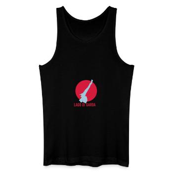 LAGO DI GARDA - Lake Garda - Men’s Organic Tank Top - black - Front