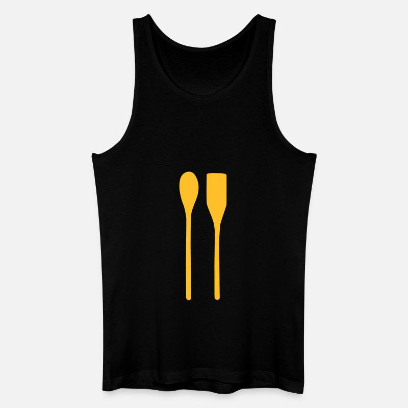 kochen - Männer Bio Tank Top - Schwarz