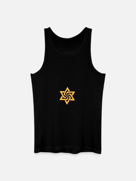 Rael Star (Symbol/Sign) 2c - Men’s Organic Tank Top - black