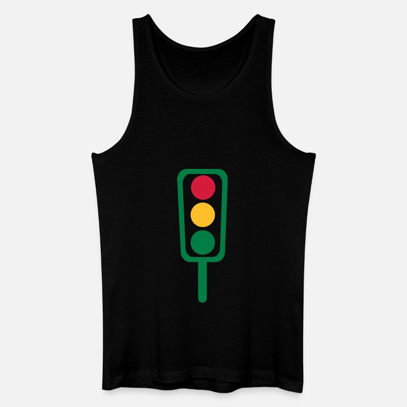 Ampel - Männer Bio Tank Top - Schwarz