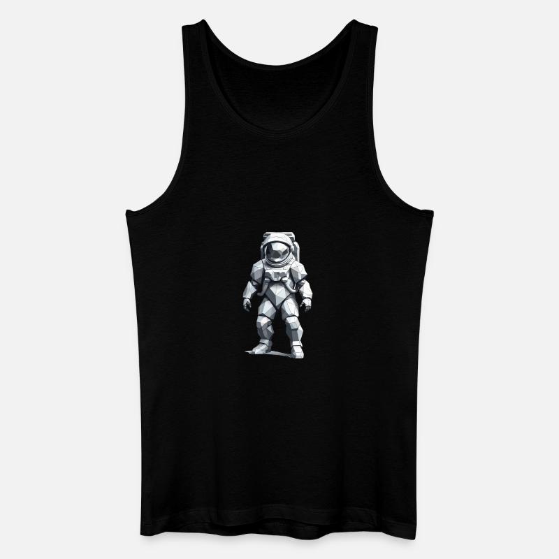 Astronaut - Beruf Design Sticker - Männer Bio Tank Top - Schwarz