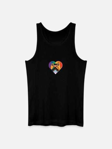Pride Gaming Controller - Men’s Organic Tank Top - black