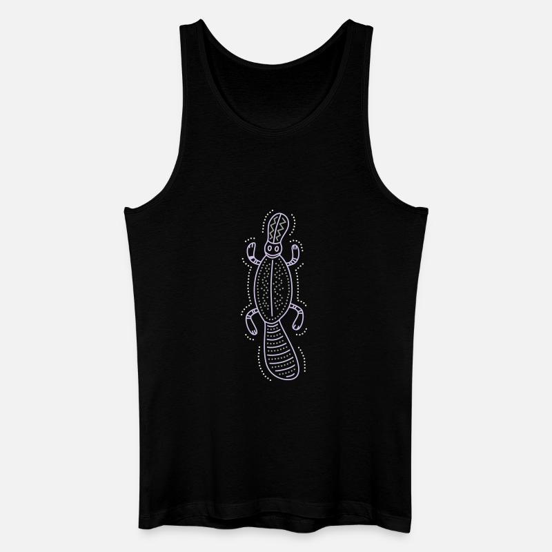 platypus - Männer Bio Tank Top - Schwarz
