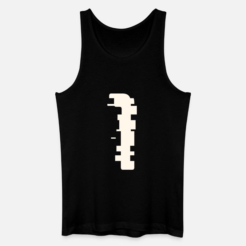 1 - Männer Bio Tank Top - Schwarz