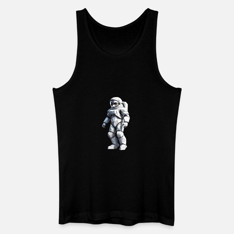 Astronaut - Beruf Design Sticker - Männer Bio Tank Top - Schwarz