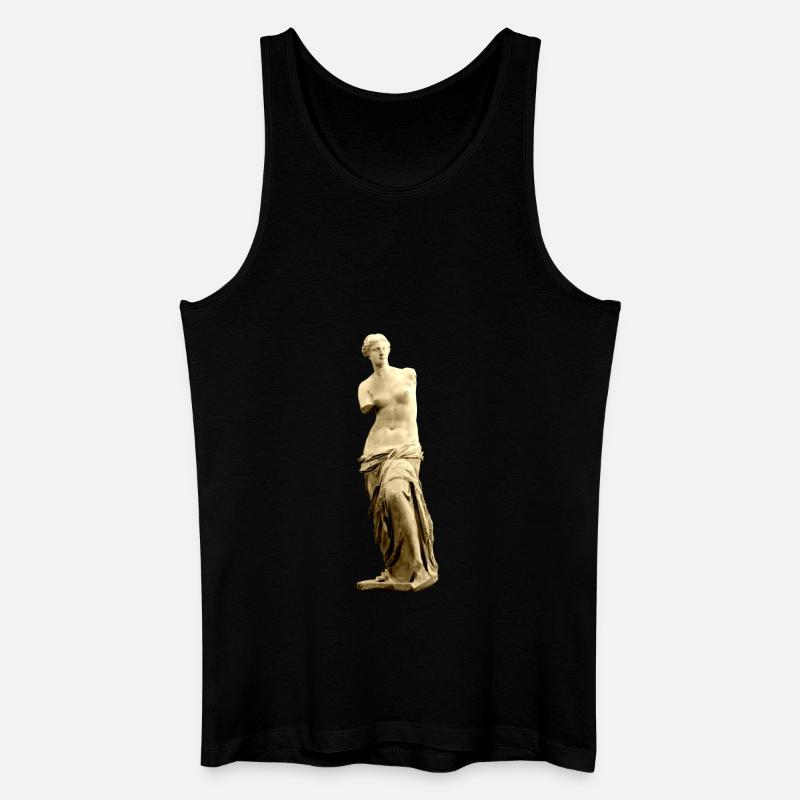 VENUS DE MILO - Männer Bio Tank Top - Schwarz