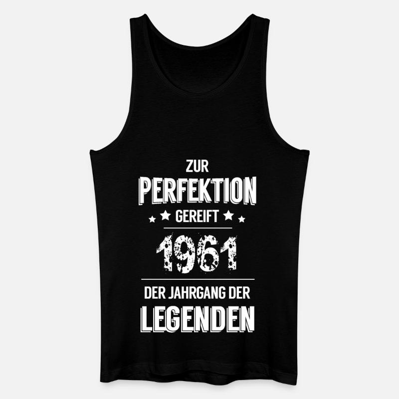 Legenden 1961 - Männer Bio Tank Top - Schwarz