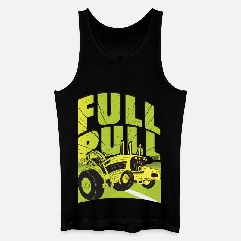 Tractor Pulling - Men’s Organic Tank Top - black