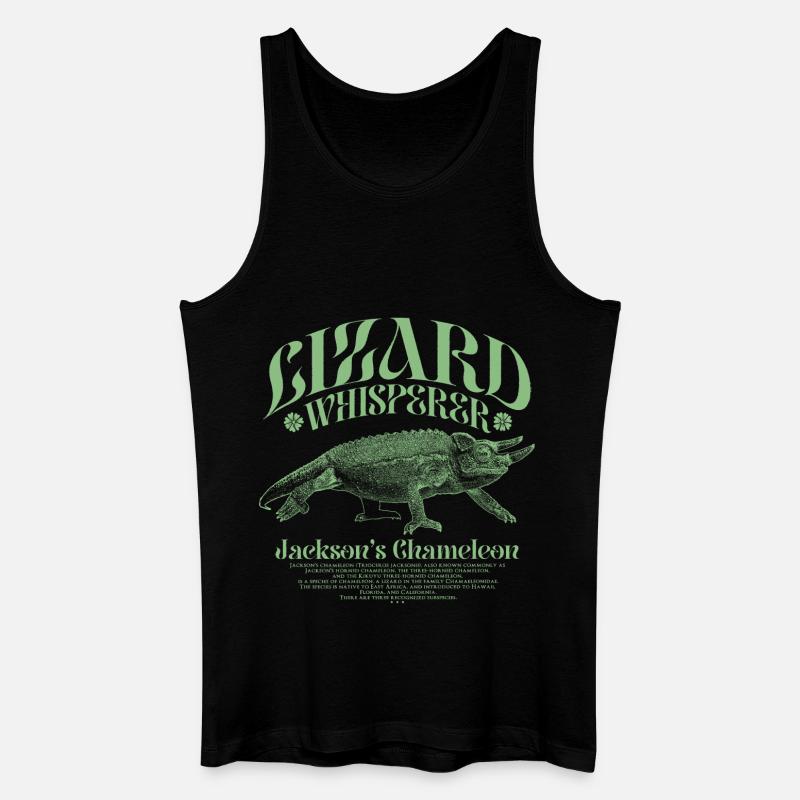 Jackson's Chameleon Lizard Whisperer - Men’s Organic Tank Top - black