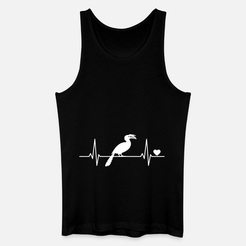 Nashornvogel - Männer Bio Tank Top - Schwarz