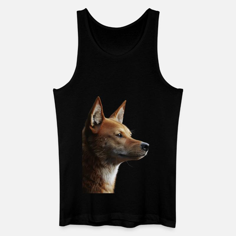 Dingo - Männer Bio Tank Top - Schwarz
