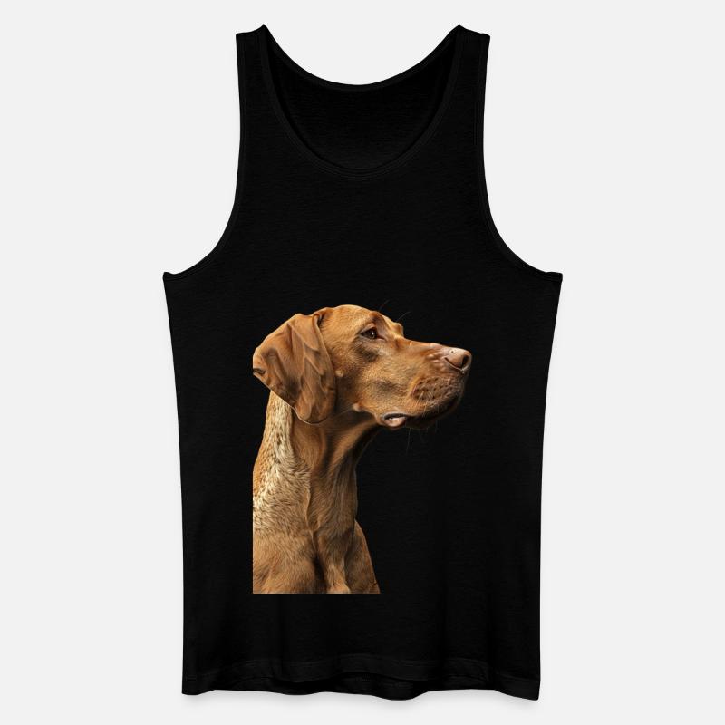 Vizsla - Männer Bio Tank Top - Schwarz