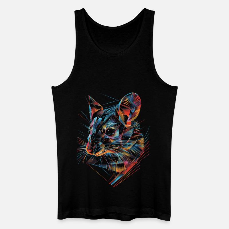 Siebenschläfer - Männer Bio Tank Top - Schwarz