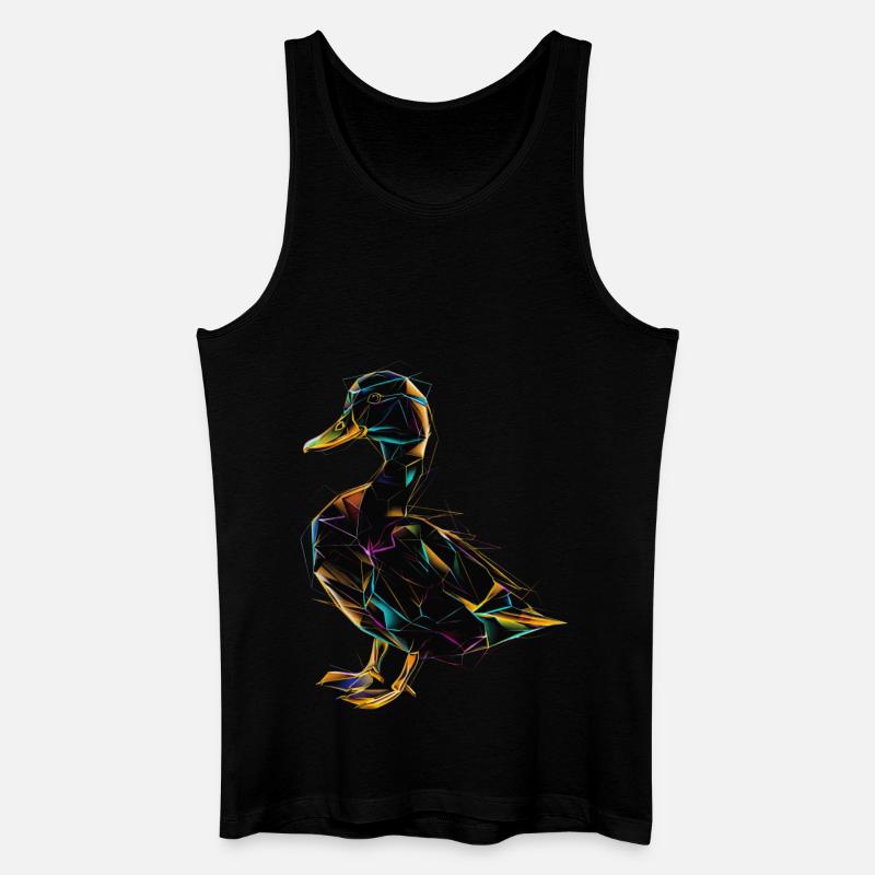 Ente - Männer Bio Tank Top - Schwarz