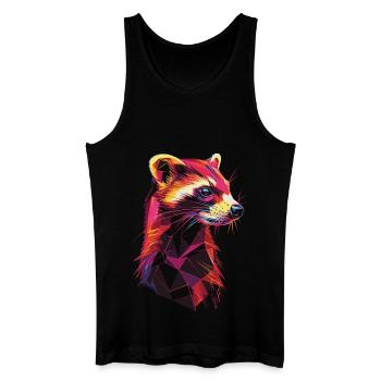 Furet - Débardeur bio Homme - noir - Devant