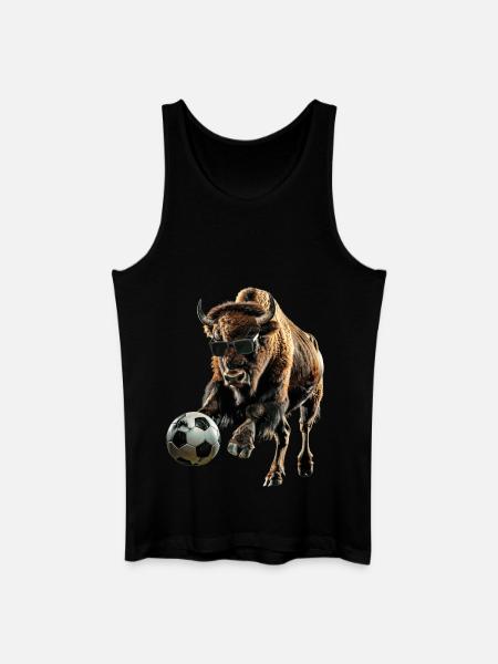 Bison - Men’s Organic Tank Top - black