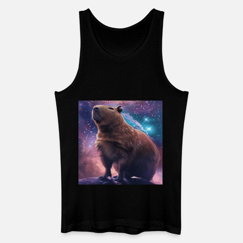 Wasserschwein - Männer Bio Tank Top - Schwarz