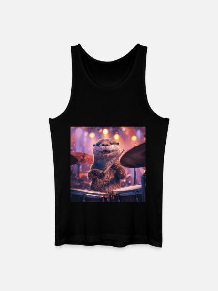 Otter - Men’s Organic Tank Top - black