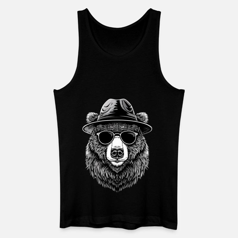 Tragen - Männer Bio Tank Top - Schwarz