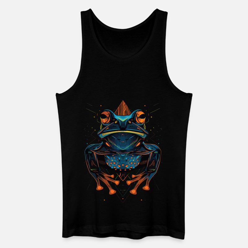 Frosch - Männer Bio Tank Top - Schwarz