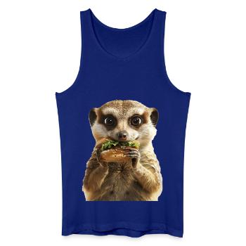 Suricate - Débardeur bio Homme - bleu roi - Devant
