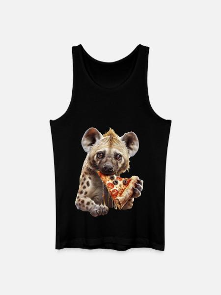 Hyäne - Männer Bio Tank Top - Schwarz