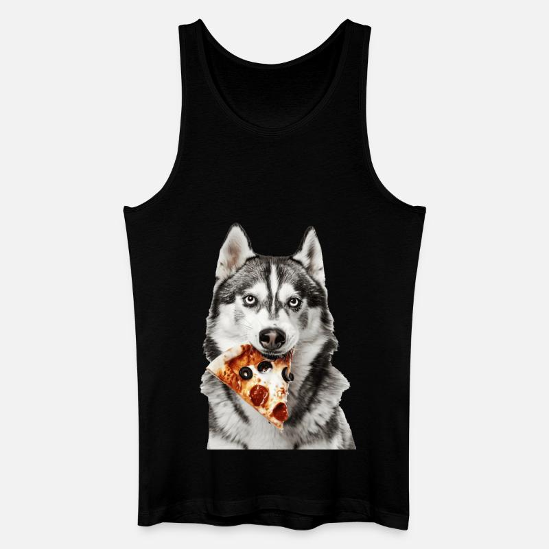 Sibirischer Husky - Männer Bio Tank Top - Schwarz