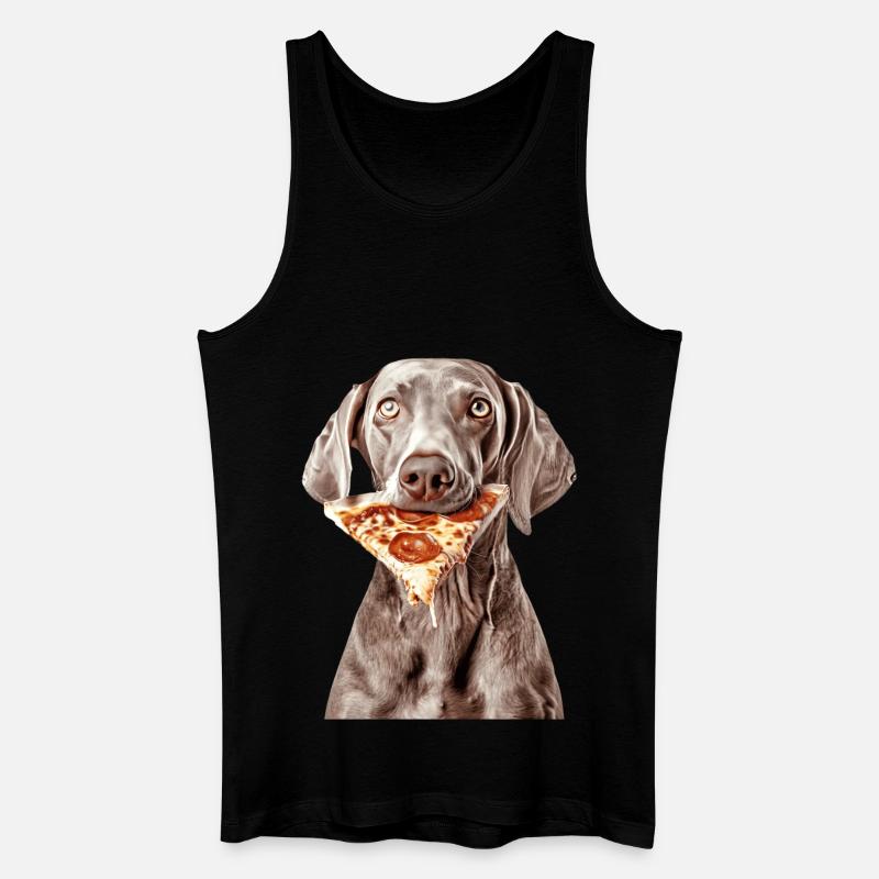Weimaraner - Männer Bio Tank Top - Schwarz