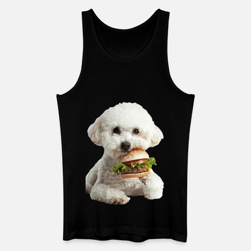 Bichon Frisé - Männer Bio Tank Top - Schwarz