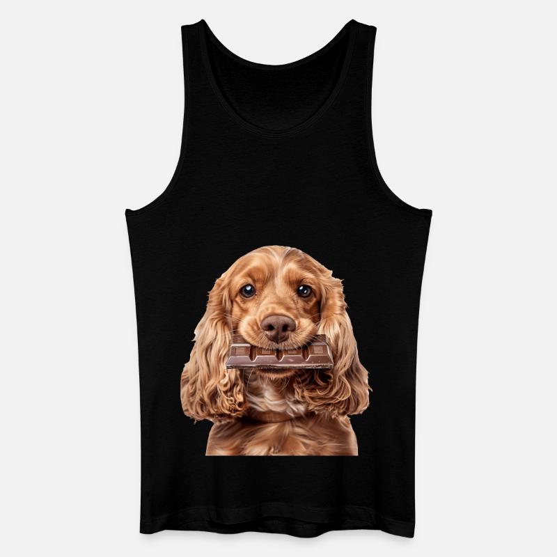 Cocker Spaniel - Men’s Organic Tank Top - black