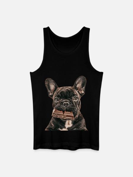 Bouledogue français - Débardeur bio Homme - noir