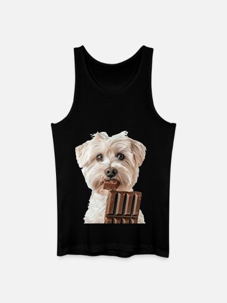 maltesisch - Männer Bio Tank Top - Schwarz